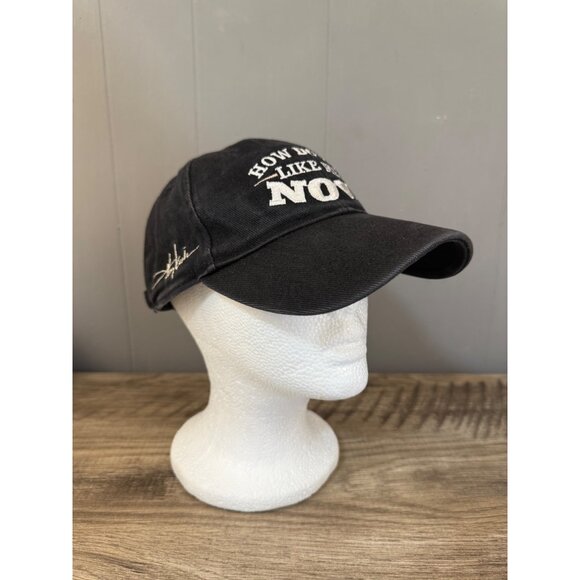 Toby Keith ‘How Do You Like Me Now’ Adjustable Black Cotton Baseball Cap - Picture 2 of 7